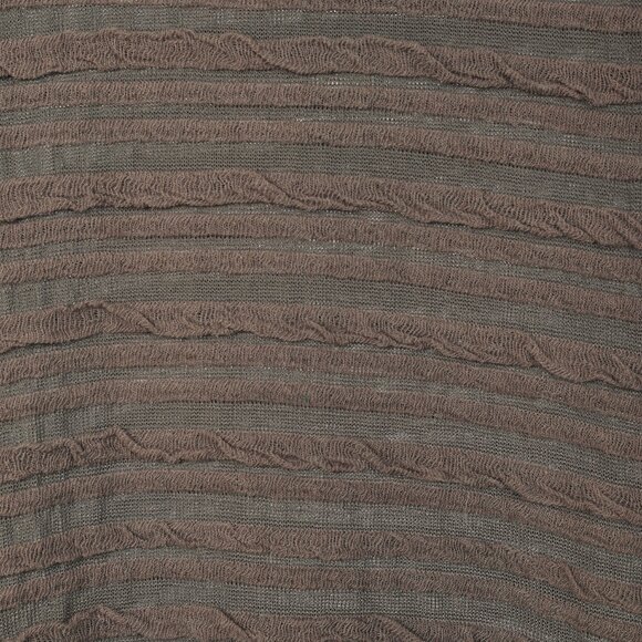 Sarah Pacini Grey Textured-Stripe Knit Midi Dress - Picture 6 of 6